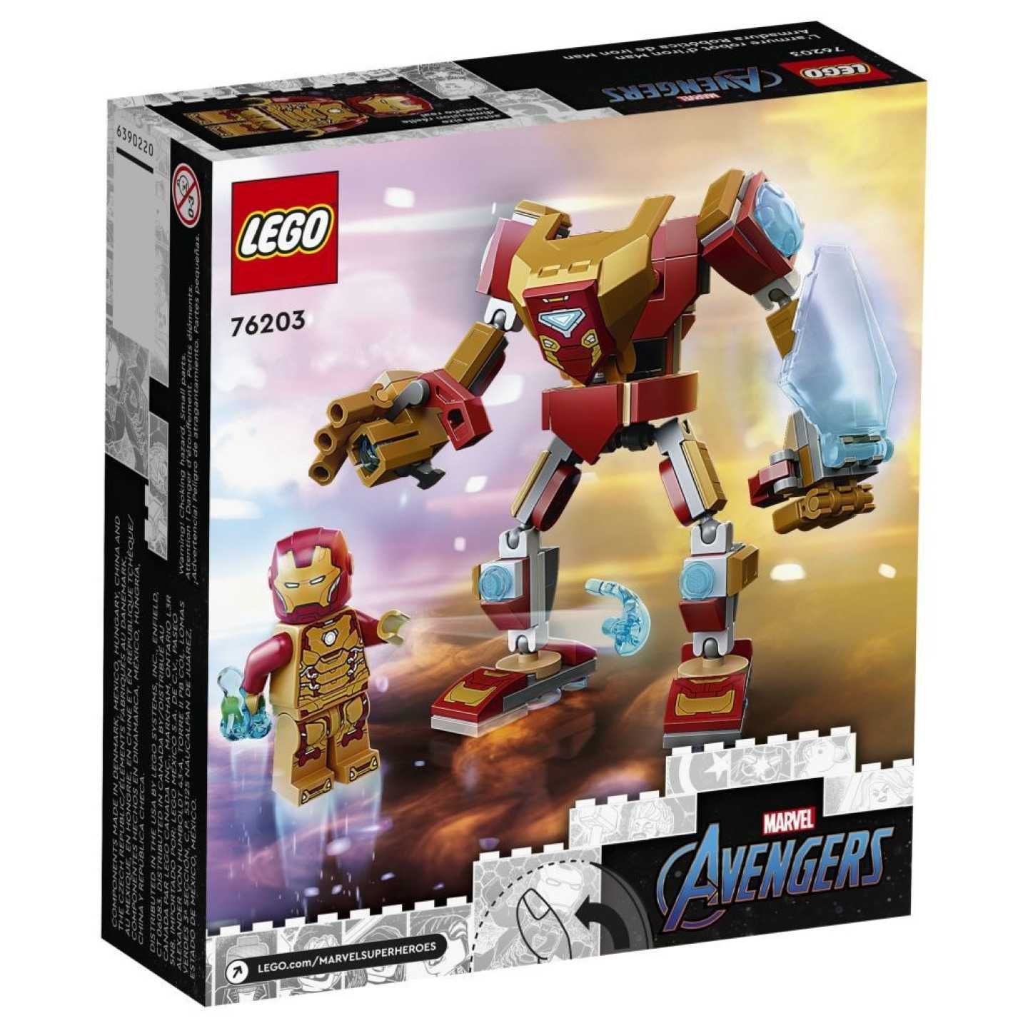 Lego Super Heroes 76203 Броня робота Железного человека. В наличии