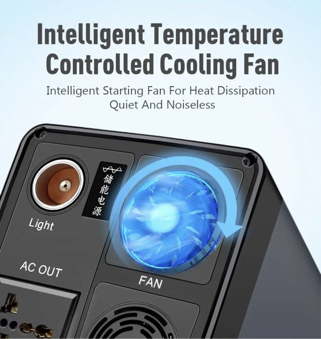 Зарядна станція портативна 400W 20A электростанция power bank инвертор