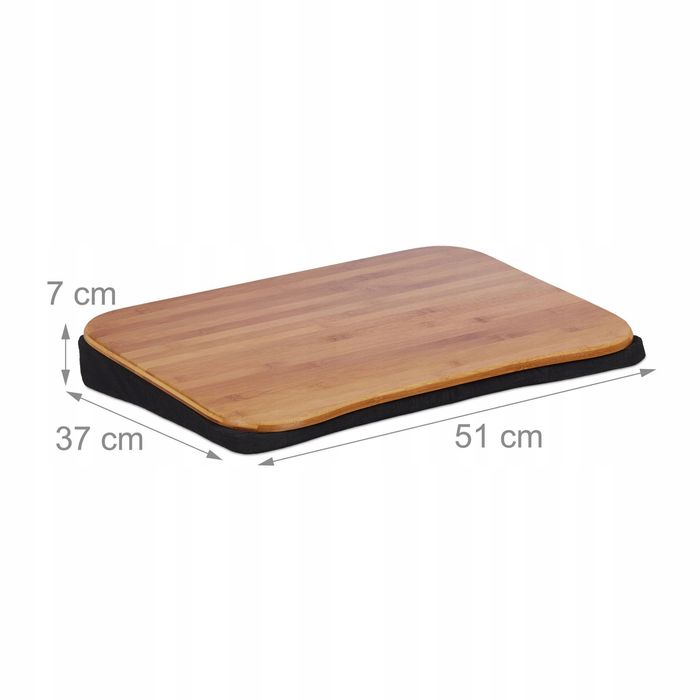 Stolik Pod Laptopa Do Łóżka Bambusowy Z Poduszką Podstawka Pod Laptop