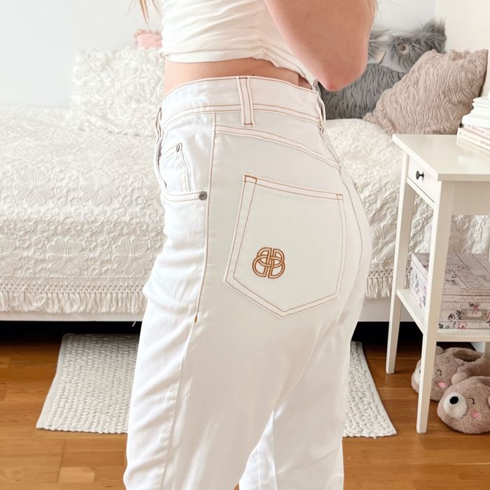 Spodnie skandynawskiej marki BITTE KAI RAND XS/S massimo dutti białe