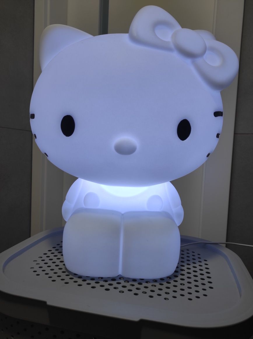 Lampka LED XXL hello kitty lampka nocna pilot