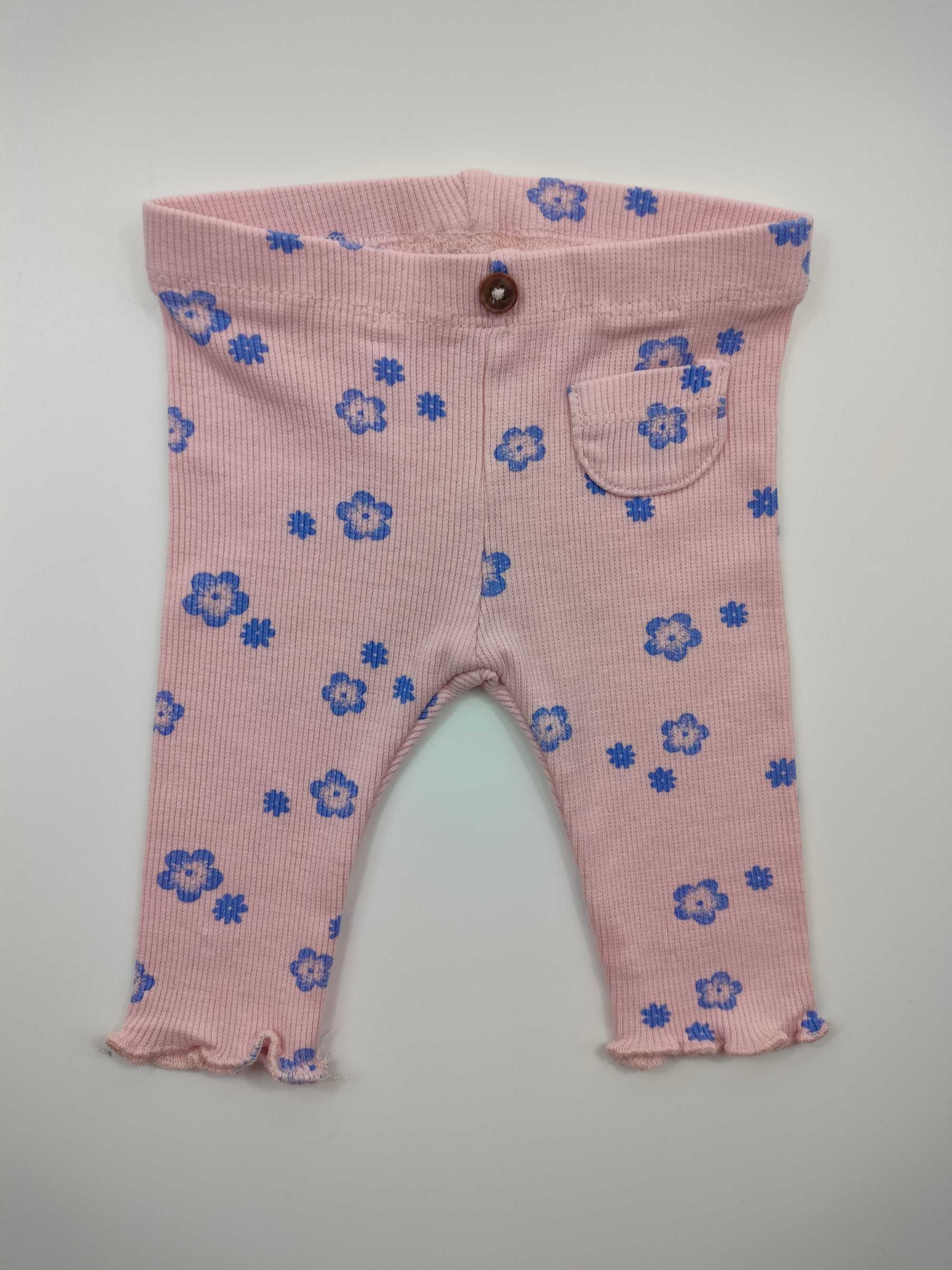 legginsy prążkowane kwiatki Pepco r 56