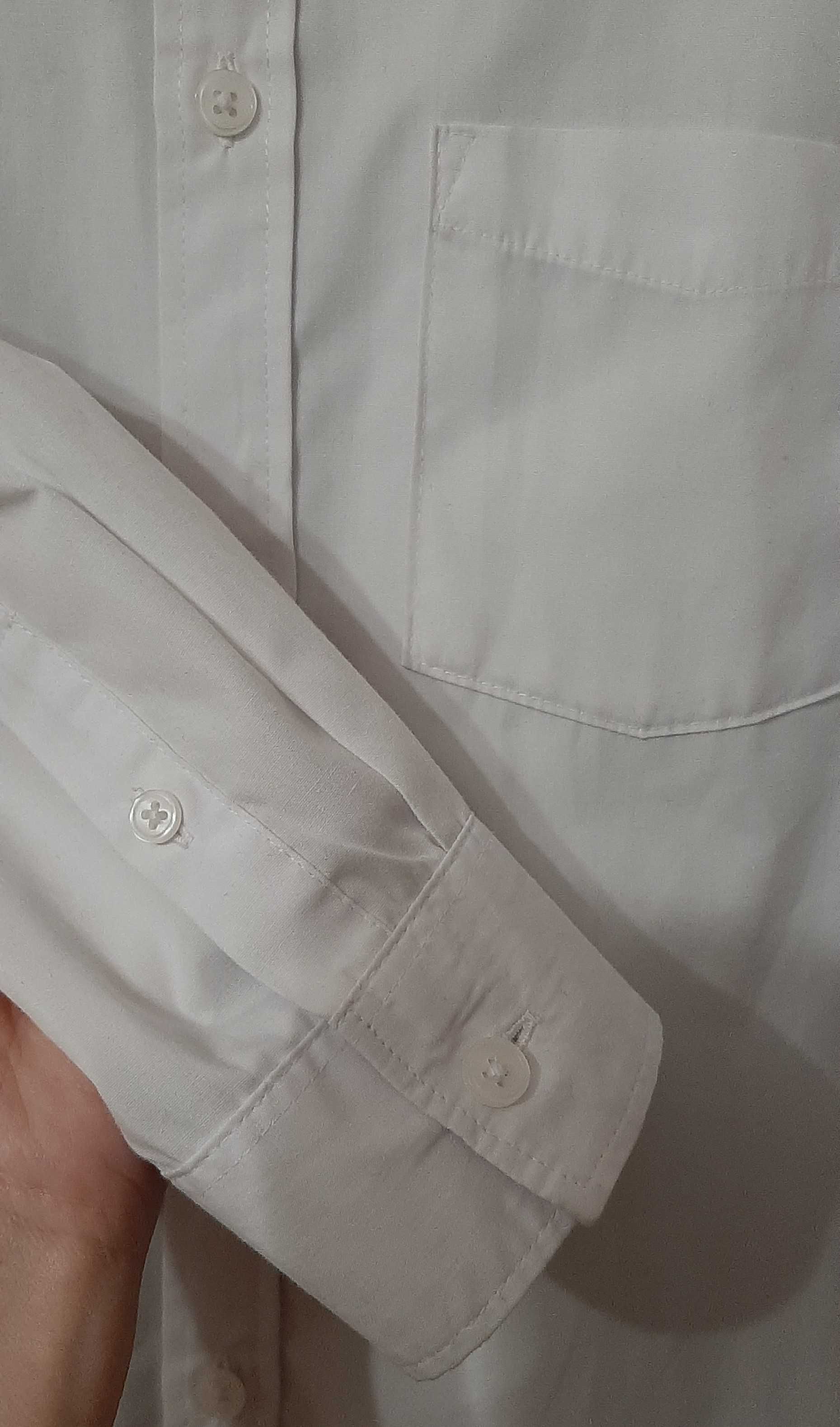 Koszula biała 158 H&M długi rękaw, galowa początek roku