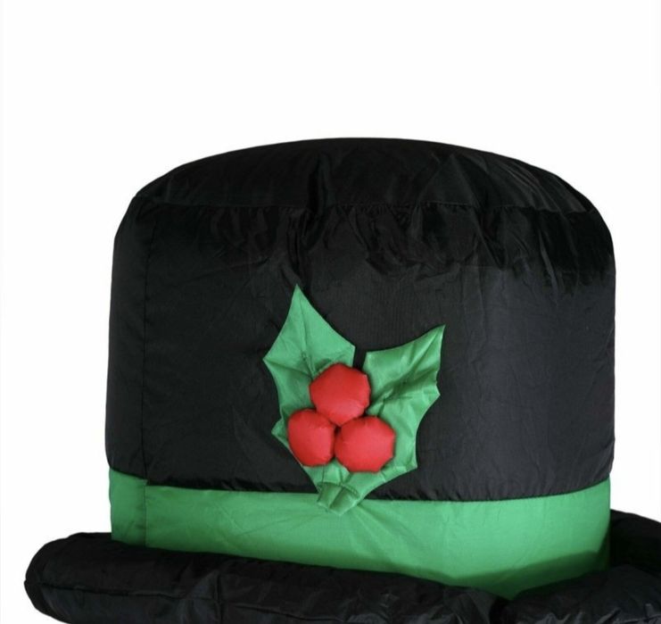 Bałwan Dmuchany LED 120cm | Piękną Ozdoba | Świecący | Hit Świąt! |