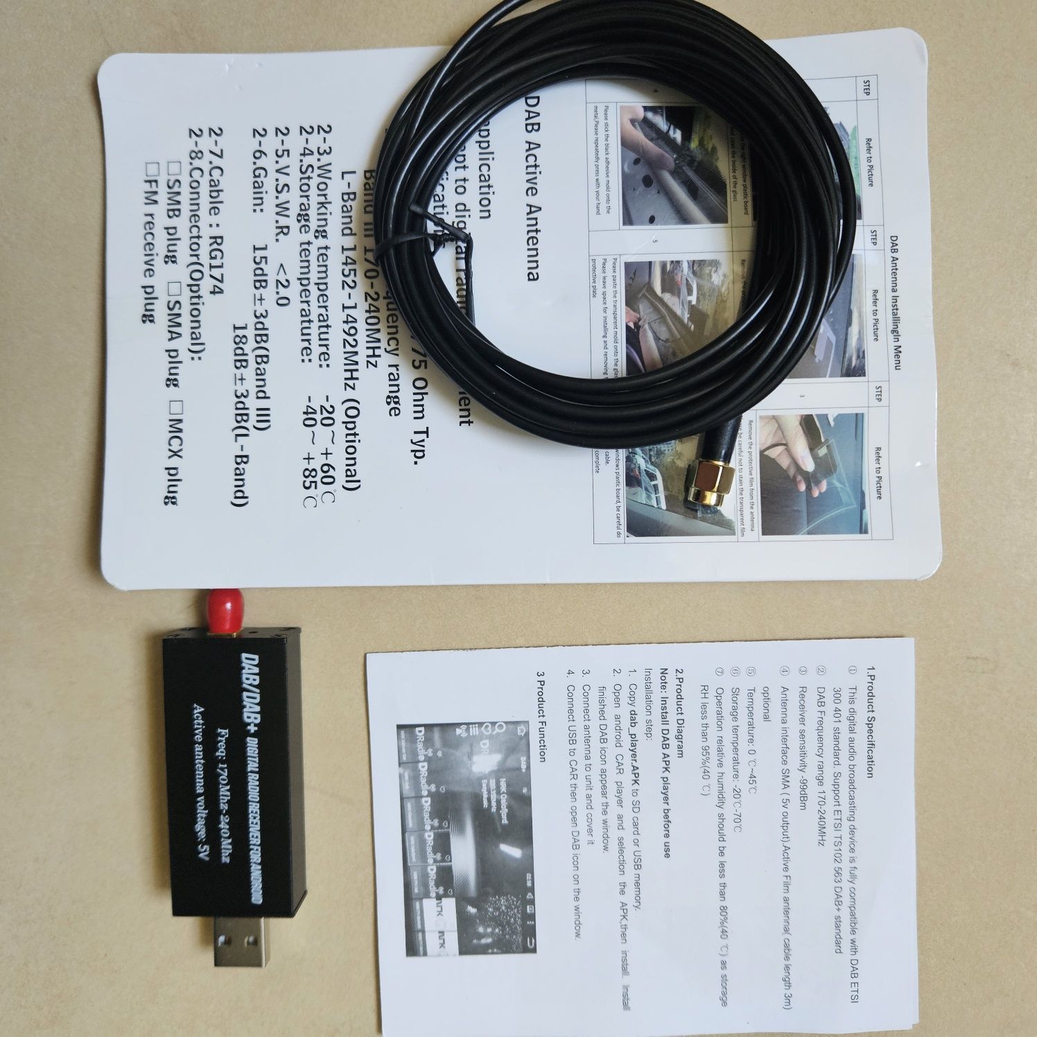 DAB+ Tuner USB Radio cyfrowe