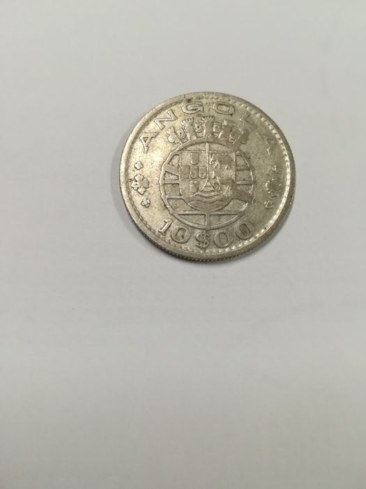 10 escudos angolanos de 1952 e 1955