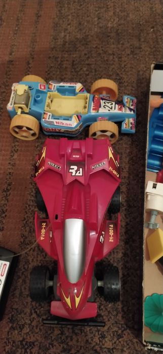 Zestaw zabawek autko klocki metalowe mały optyk metalowe