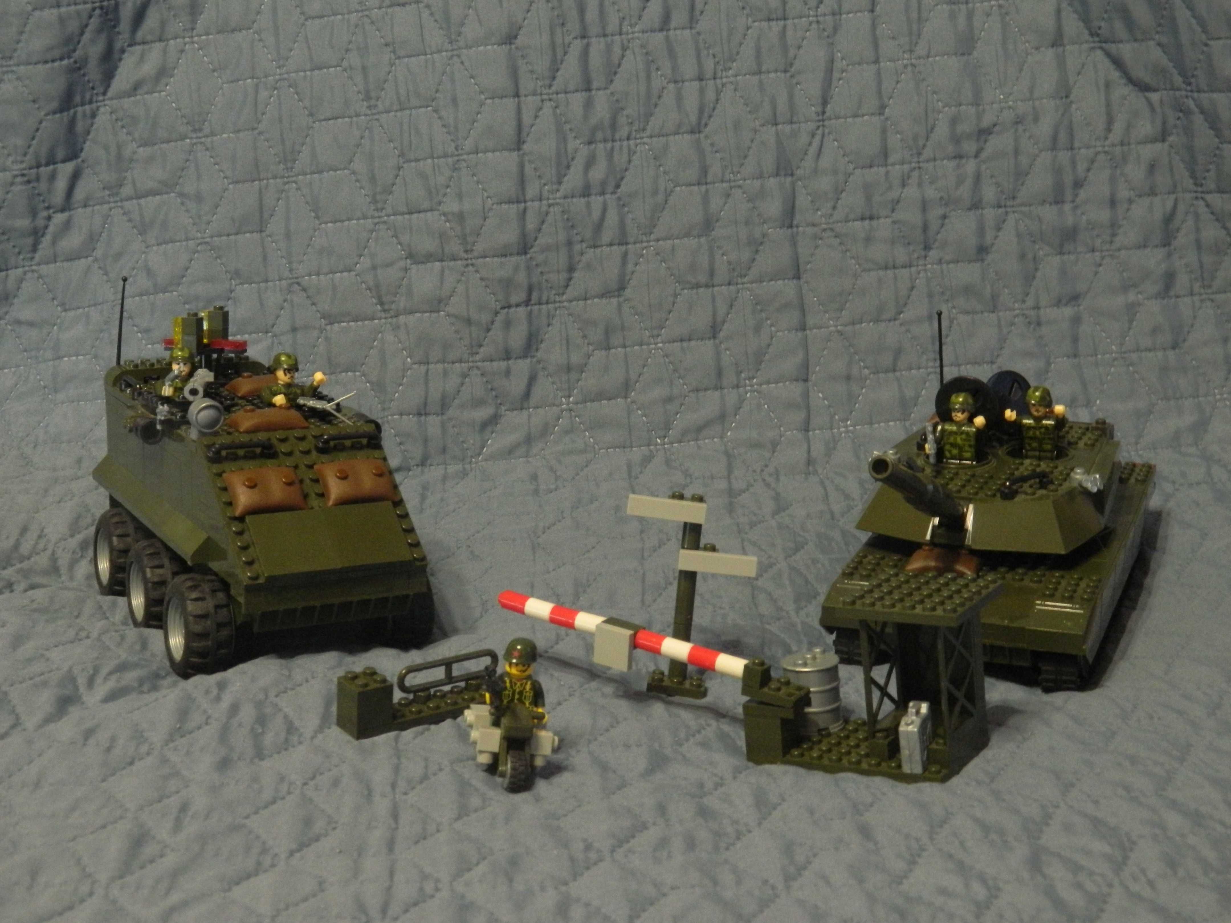 Воєнний конструктор Танк, Бронетранспортер, Блокпост Toy1