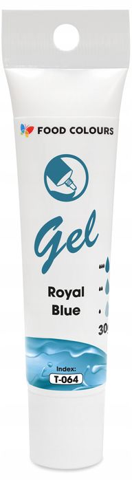 Barwnik Spożywczy W Żelu T-064 Royal Blue Królewski Niebieski 30G
