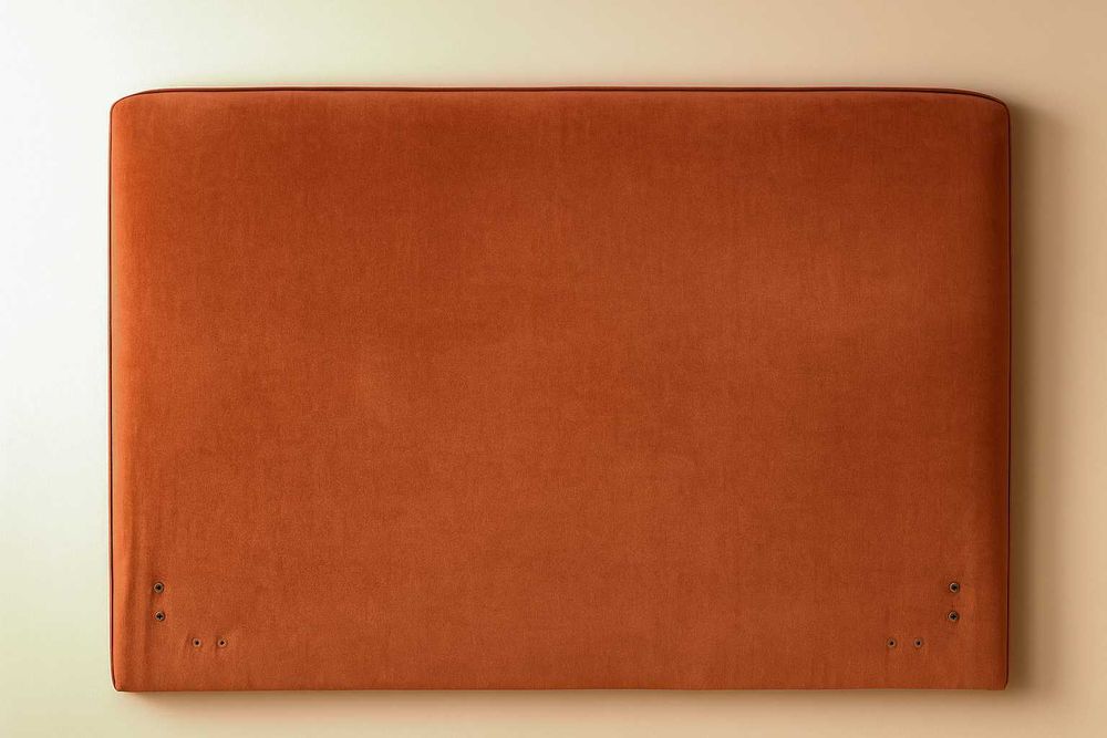 Zagłówek tapicerowany w kolorze Dusty Rose