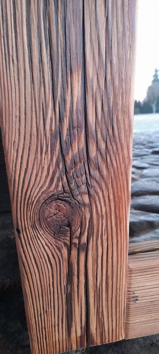 Lustro stare drewno.