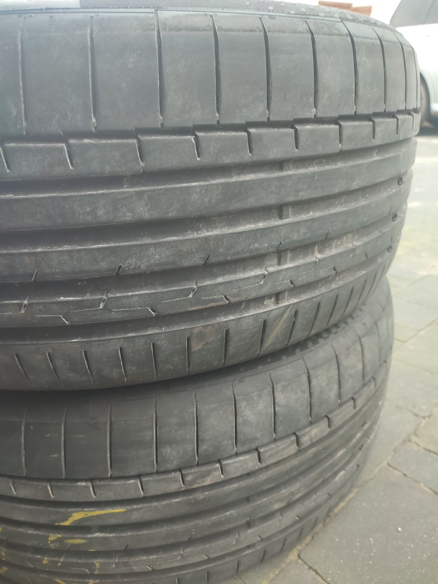 2 szt. Opony letnie Continental 275/45/21 2020r, 5,5mm stan bdb