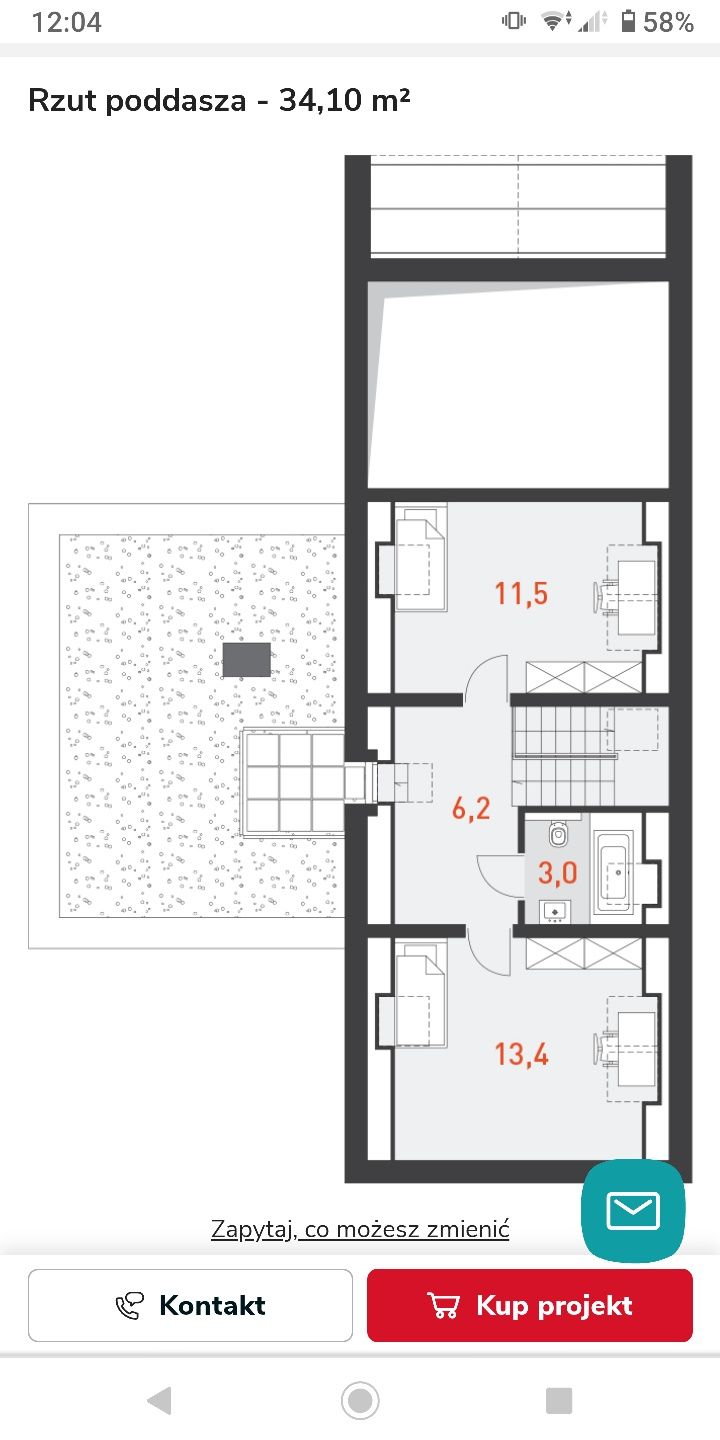 Projekt Dom z pomyslem 3 stodoła