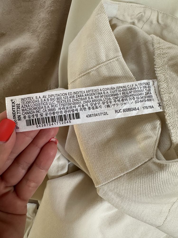 Zara штани кюлоти L