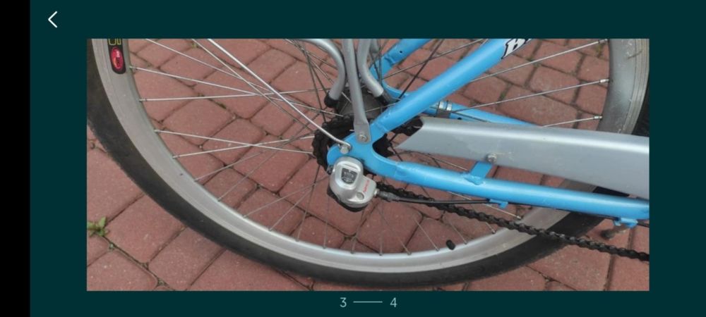 Sprzedam jak Nowy damski rower z biegami.