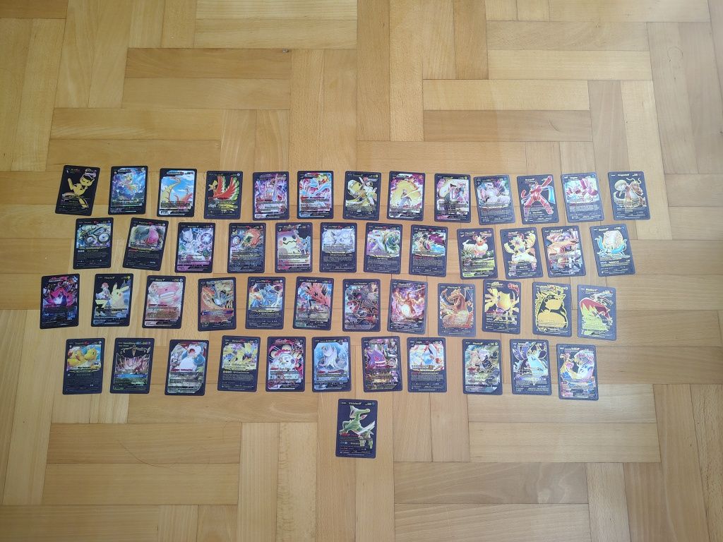Czarne i srebrne karty pokèmon