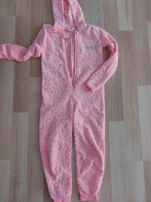 Jak nowa pizamka pizama pajac pluszowa 134-140