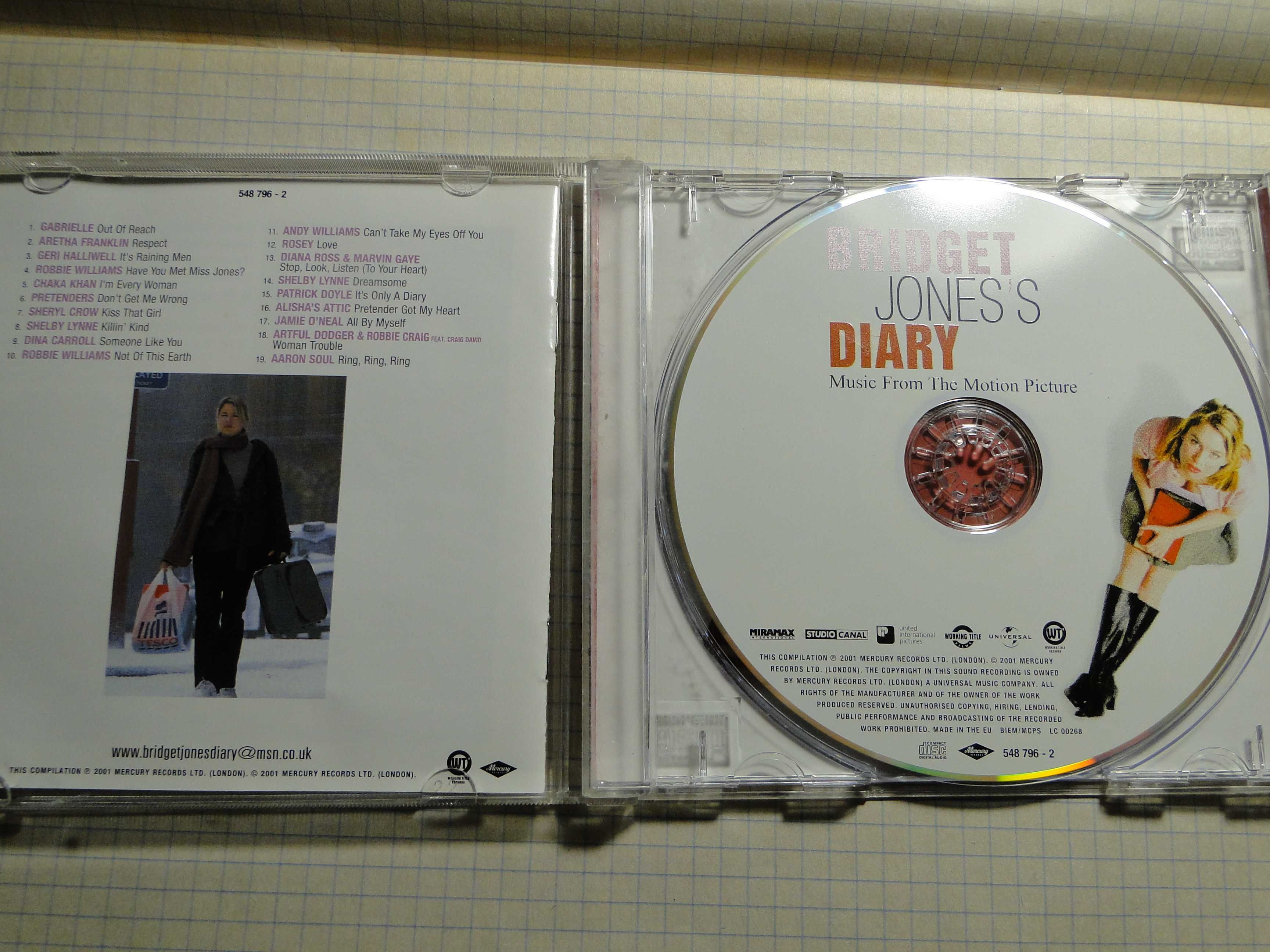 Play it Loud, Bridget Joness Diary  CD Диски.