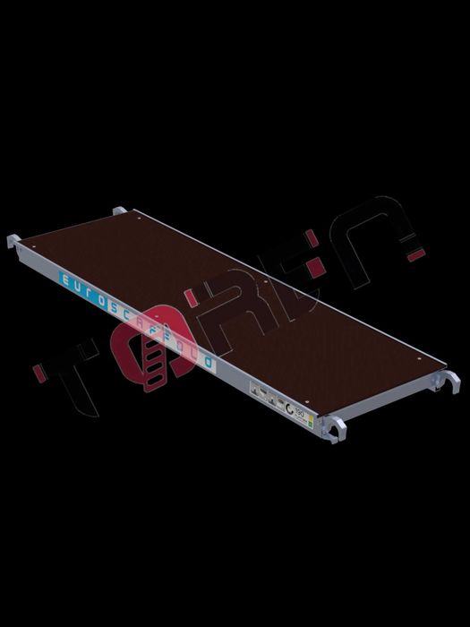 Rusztowanie Przegubowe aluminiowe EUROSCAFFOLD 135 Wysokość robocza 3m