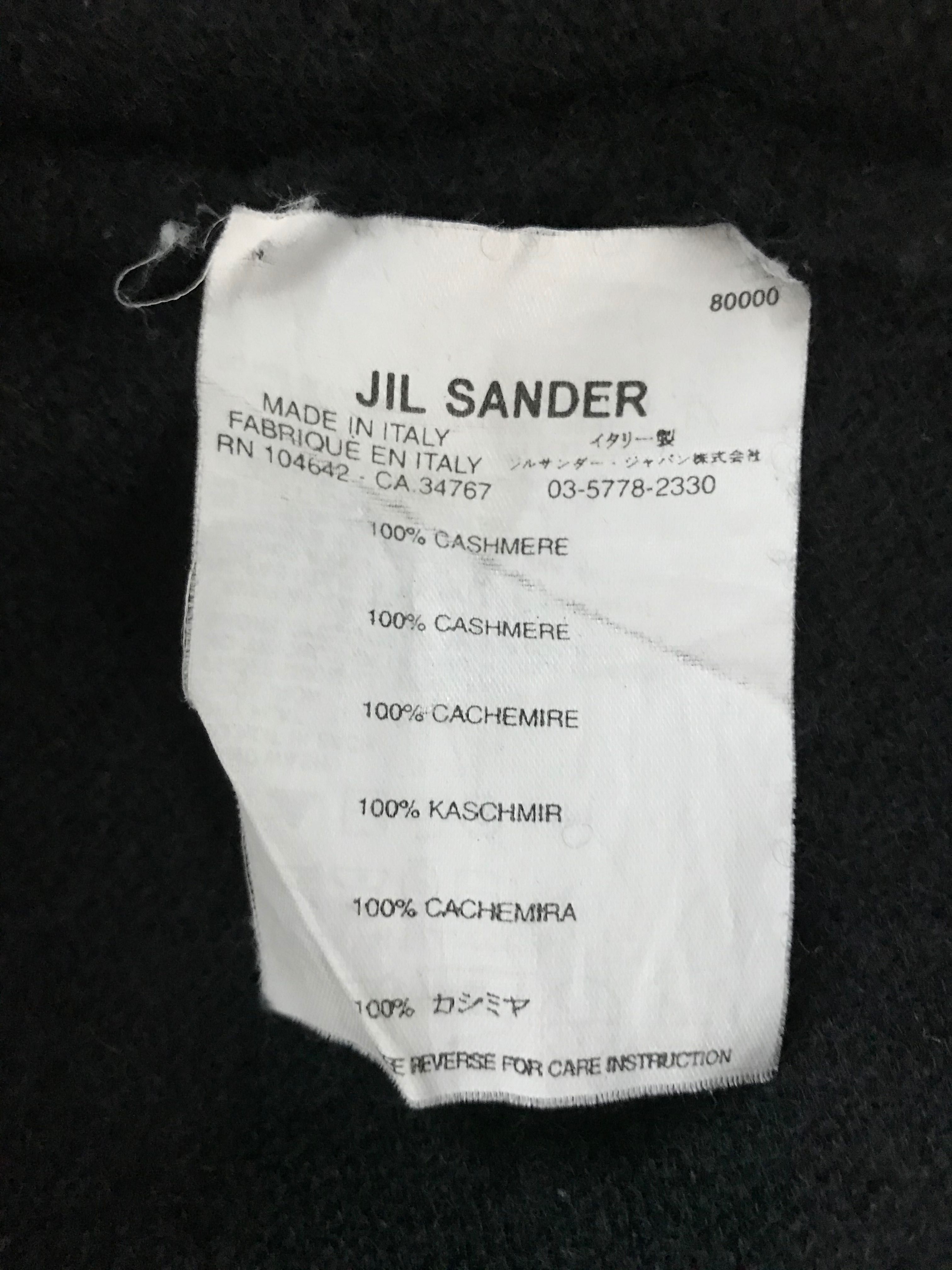 Jil Sander sweter damski XS 100% kaszmir