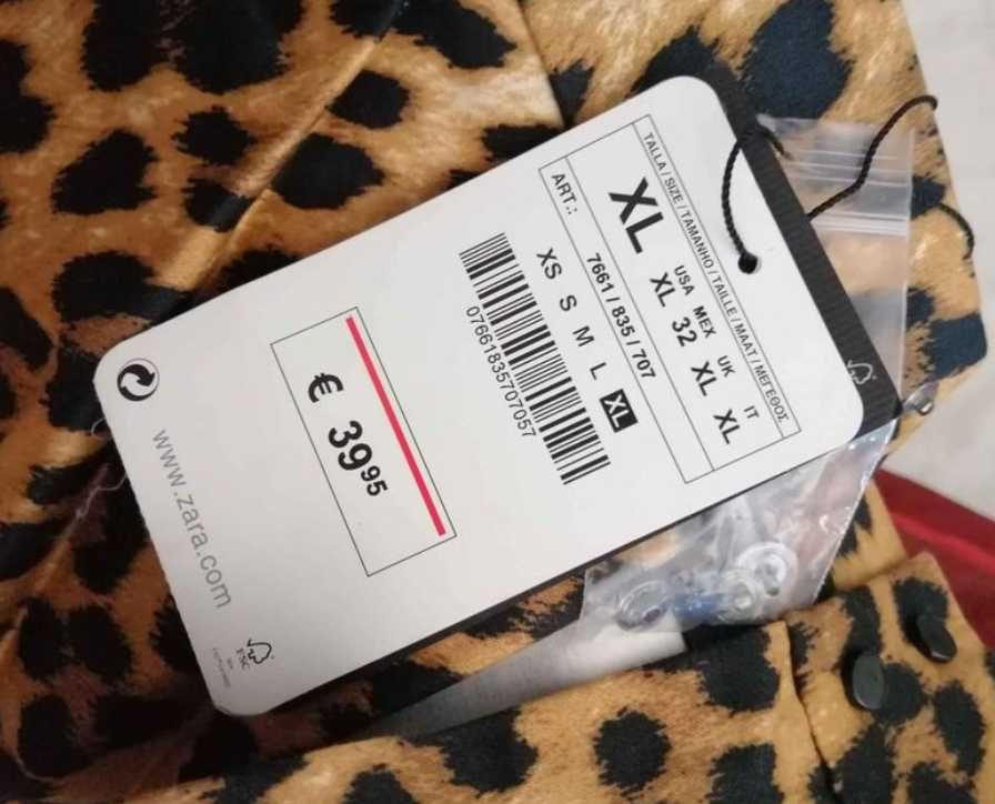 Saia tigresse Nova XL etiqueta 39,95 eur