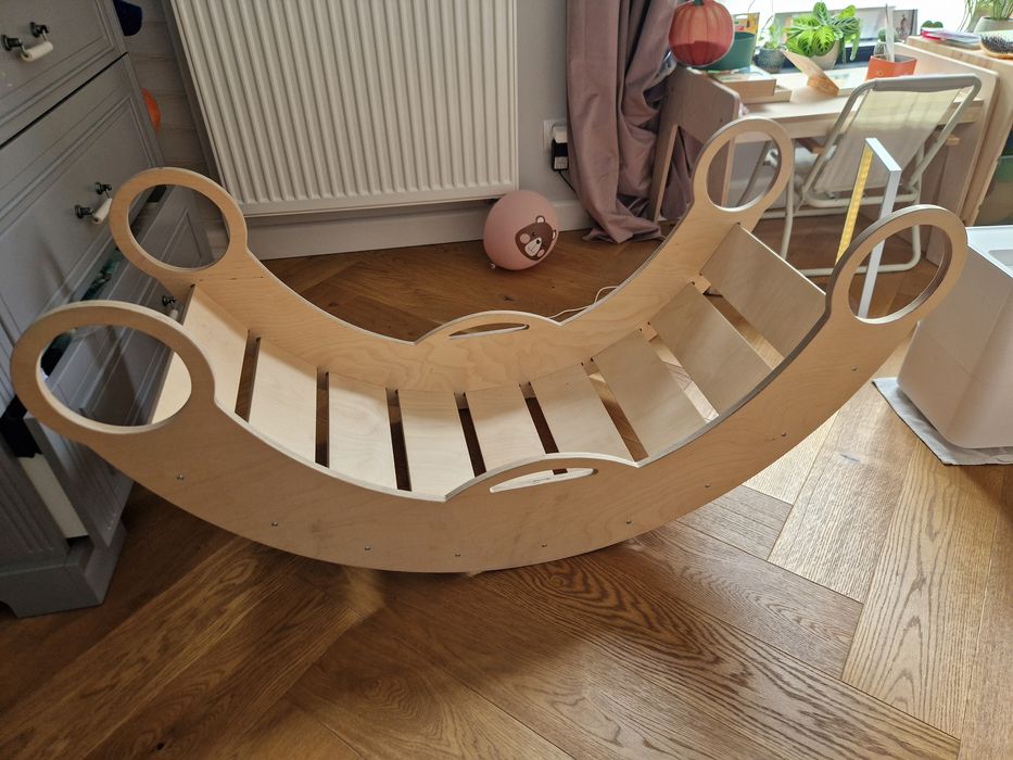 Bujak drewniany huśtawka