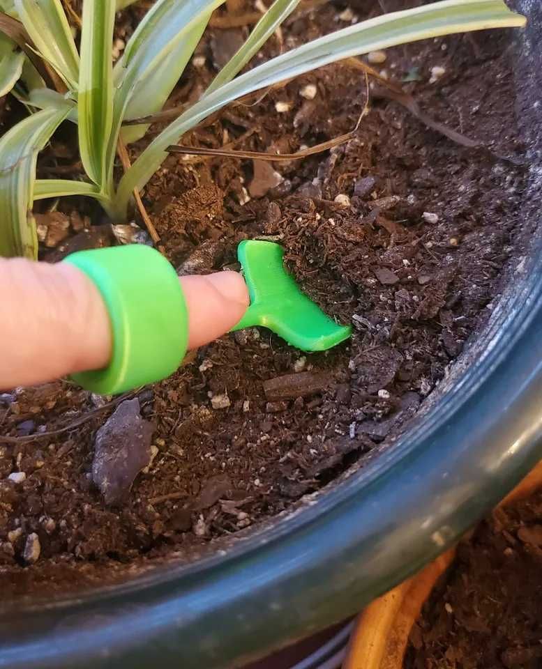 Мини-садовые инструменты для пальцев