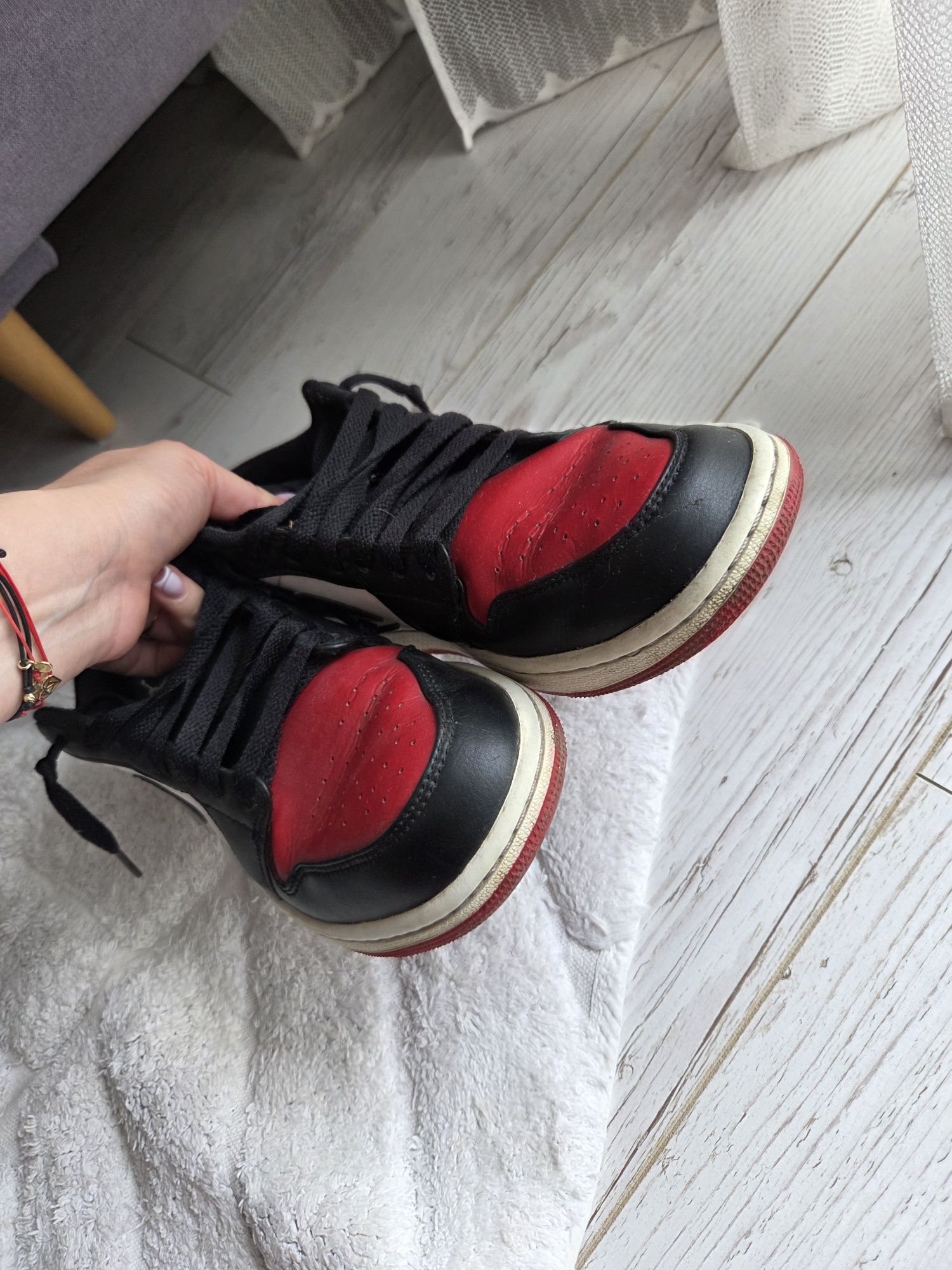 Nike jordan 1 low sneakersy 42 stan bdb czarne polecam