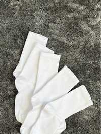 •12 пар 300грн• Носки спортивные высокие однотонные белые, чёрные/ОПТ