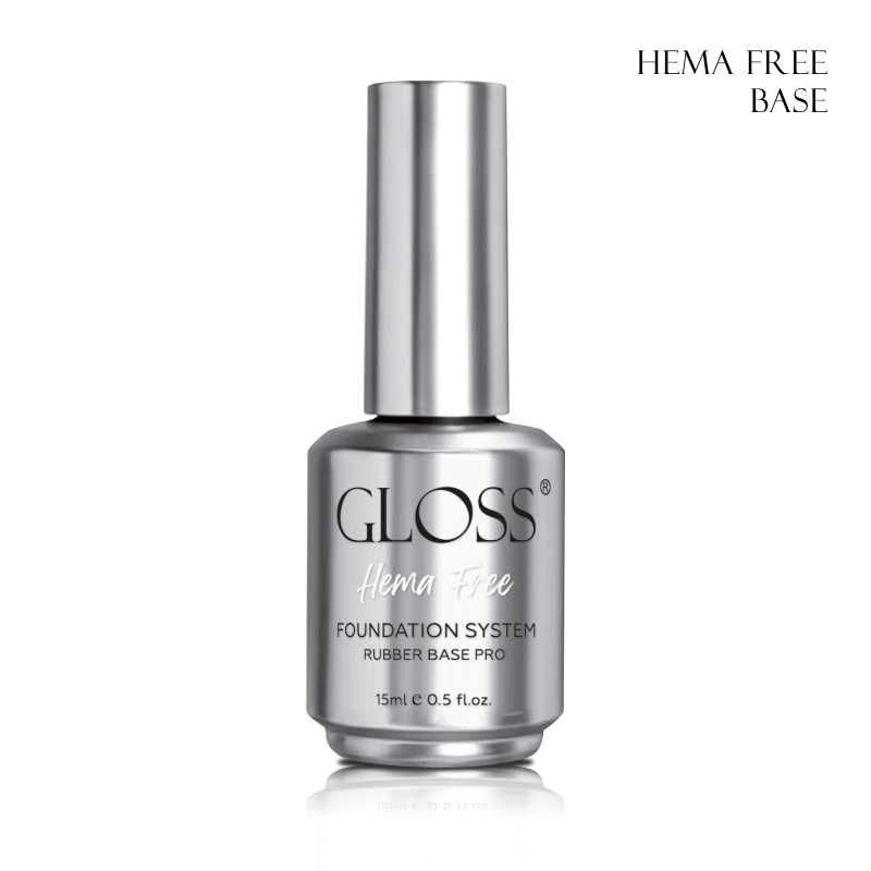 База для гель-лаку GLOSS HEMA Free Foundation system, 15 мл