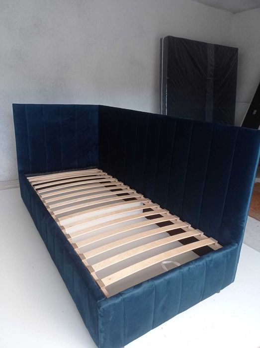 Łóżko tapicerowane KORNER 90/120/140/160/180/200 x200cm narożnikowe