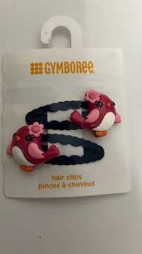 Gymboree z USA spinki do włosów ptaszki 2 sztuki