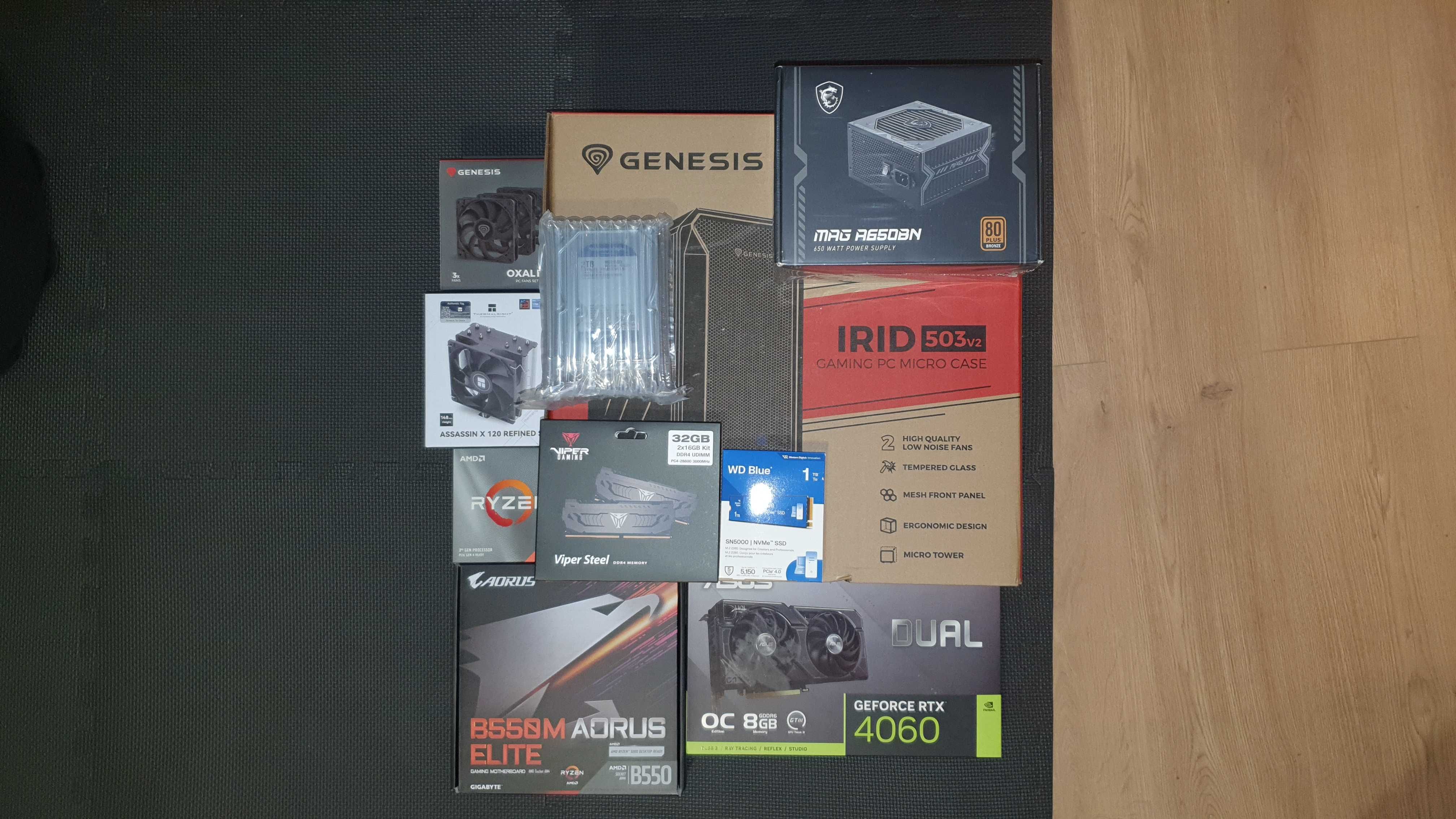 Nowy PC bez RGB | Ryzen 5 3600 | RTX 4060 | 32GB DDR4 | M.2 Gen4 1TB