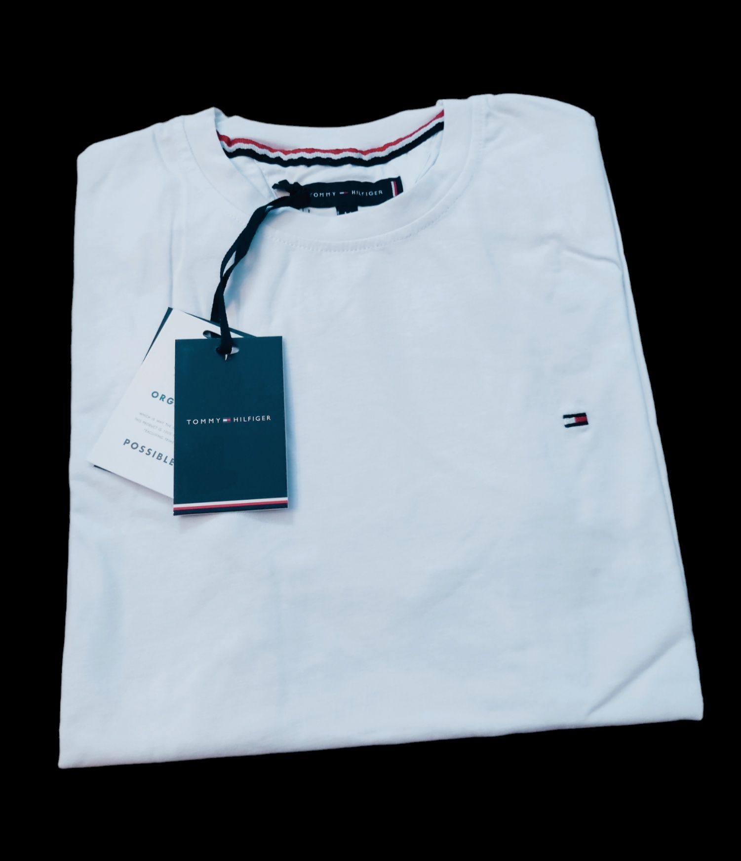 Tommy Hilfiger klasyk T-shirt męski rozmiar XXL promocja