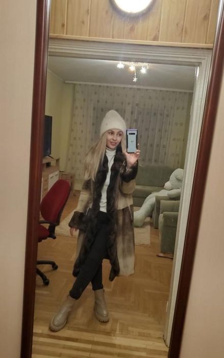 Шуба натуральна норка Італія