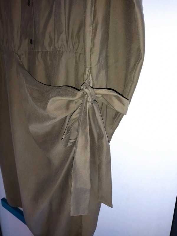 Sukienka khaki Mango XXL