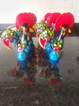 12 Galos de Barcelos - 11 cm de altura