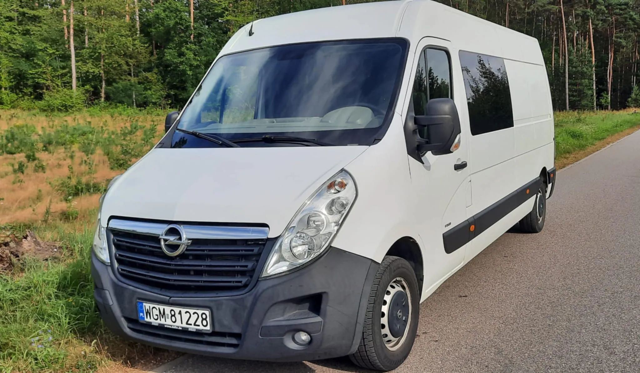 Opel MOVANO  Opel Movano, brygadówka 7 osobowa, bezwypadkowy