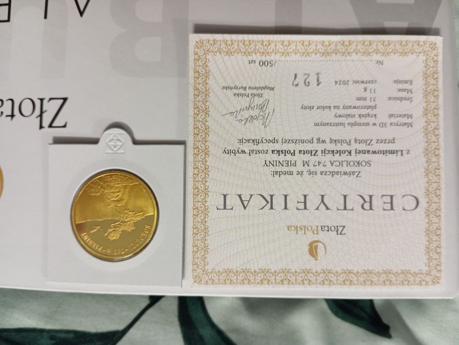 Medale / Monety Złota Polska