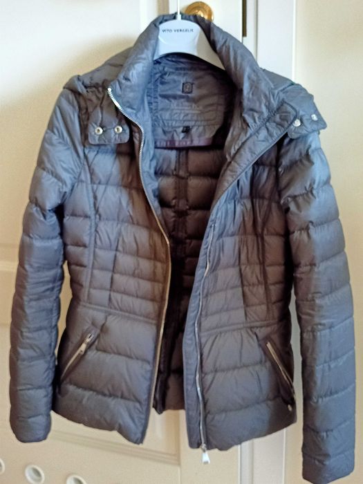Massimo Dutti kurtka XS S srebrna
