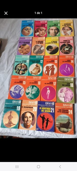 Coleção Antiga Livros BHM