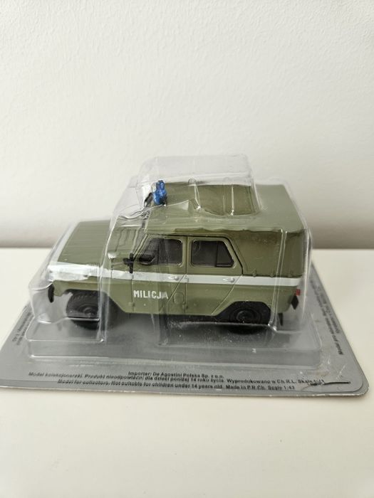 Model UAZ 469 Milicja DeAgostini skala 1:43