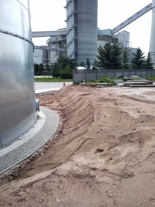 wyburzenia, niwelacje terenów, podbudowy