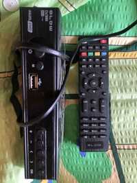 Antena siatkowa / tuner/dekoder cyfrowy DVB-T/T2 plus rurka z kablem