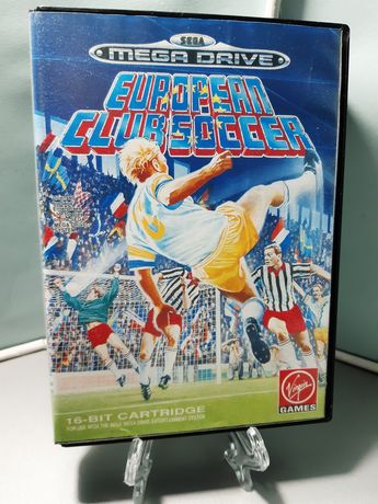 Jogo European Club Soccer para a Sega Mega Drive (Virgin, 1992)