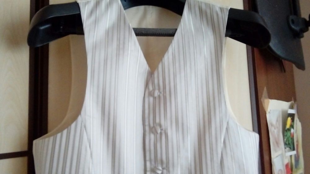 Kamizelka ślubna z musznikiem roz. L