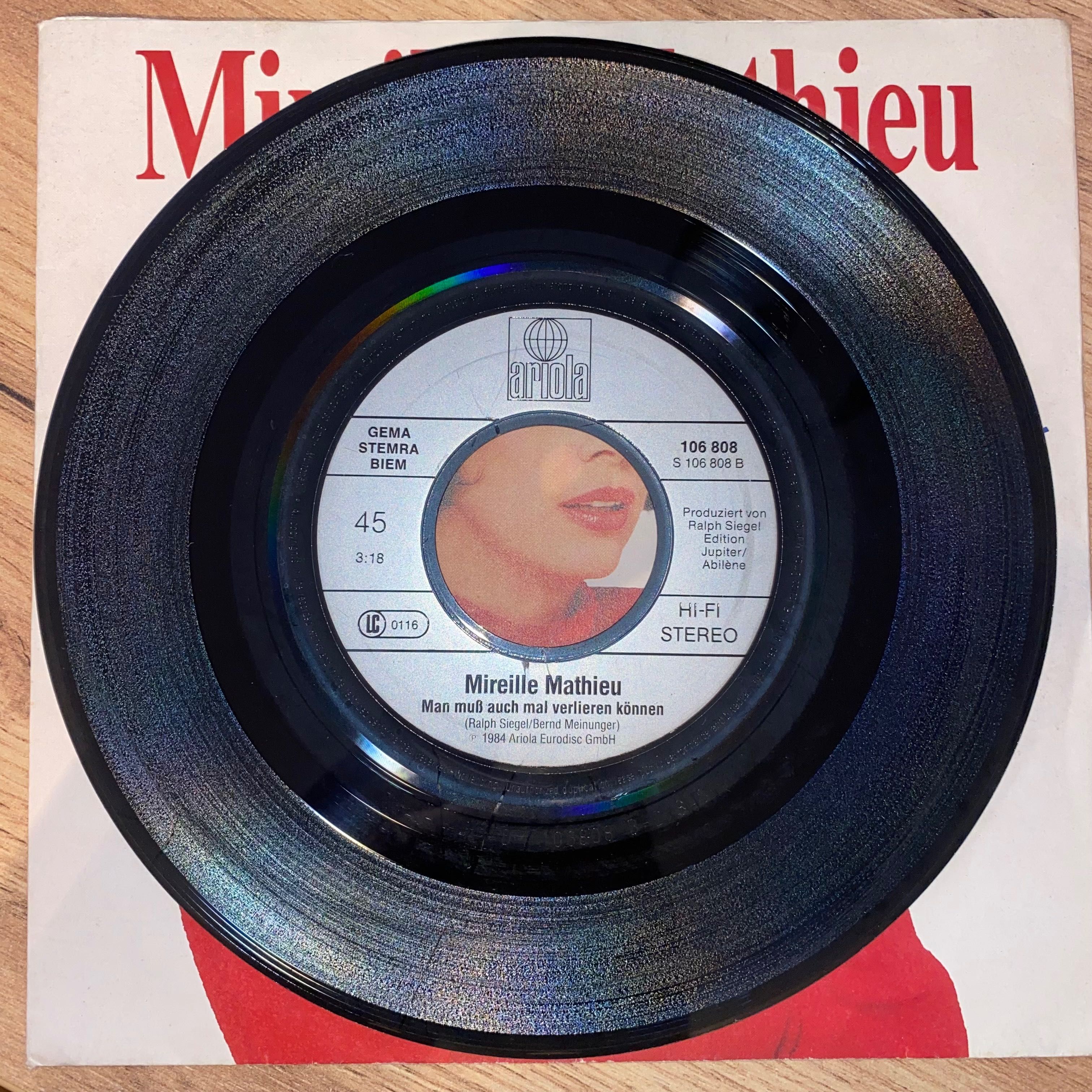 Mireille Mathieu - Zurück zur Zärtlichkeit - Winyl SP 7" - 1984