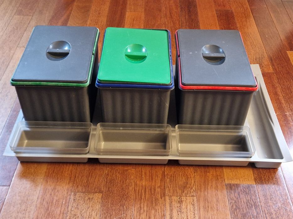 Kosze na odpadki, segregator na śmieci do szuflady 90cm.