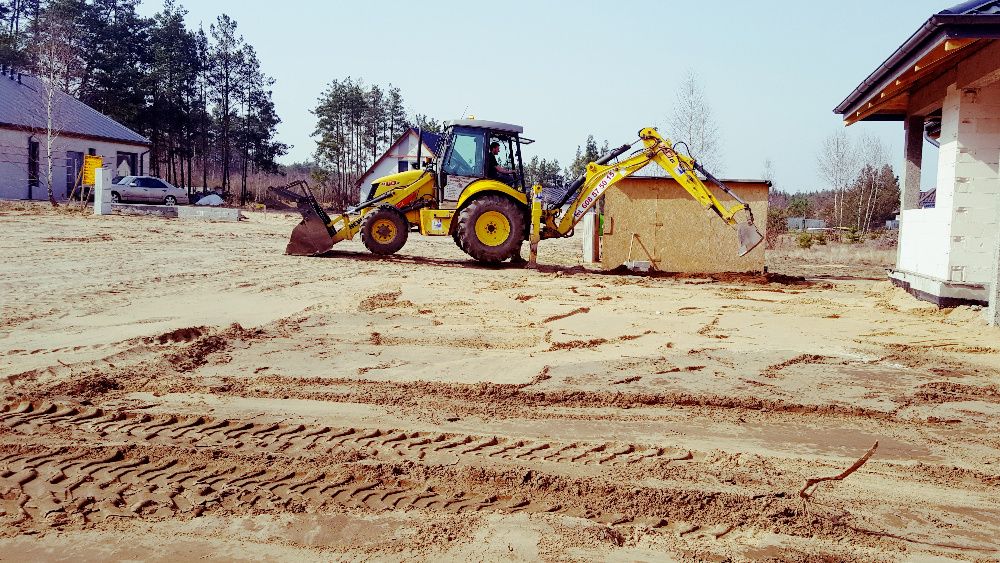 Usługi koparką, koparko ładowarką, koparka, Sępólno Kraj., Chojnice