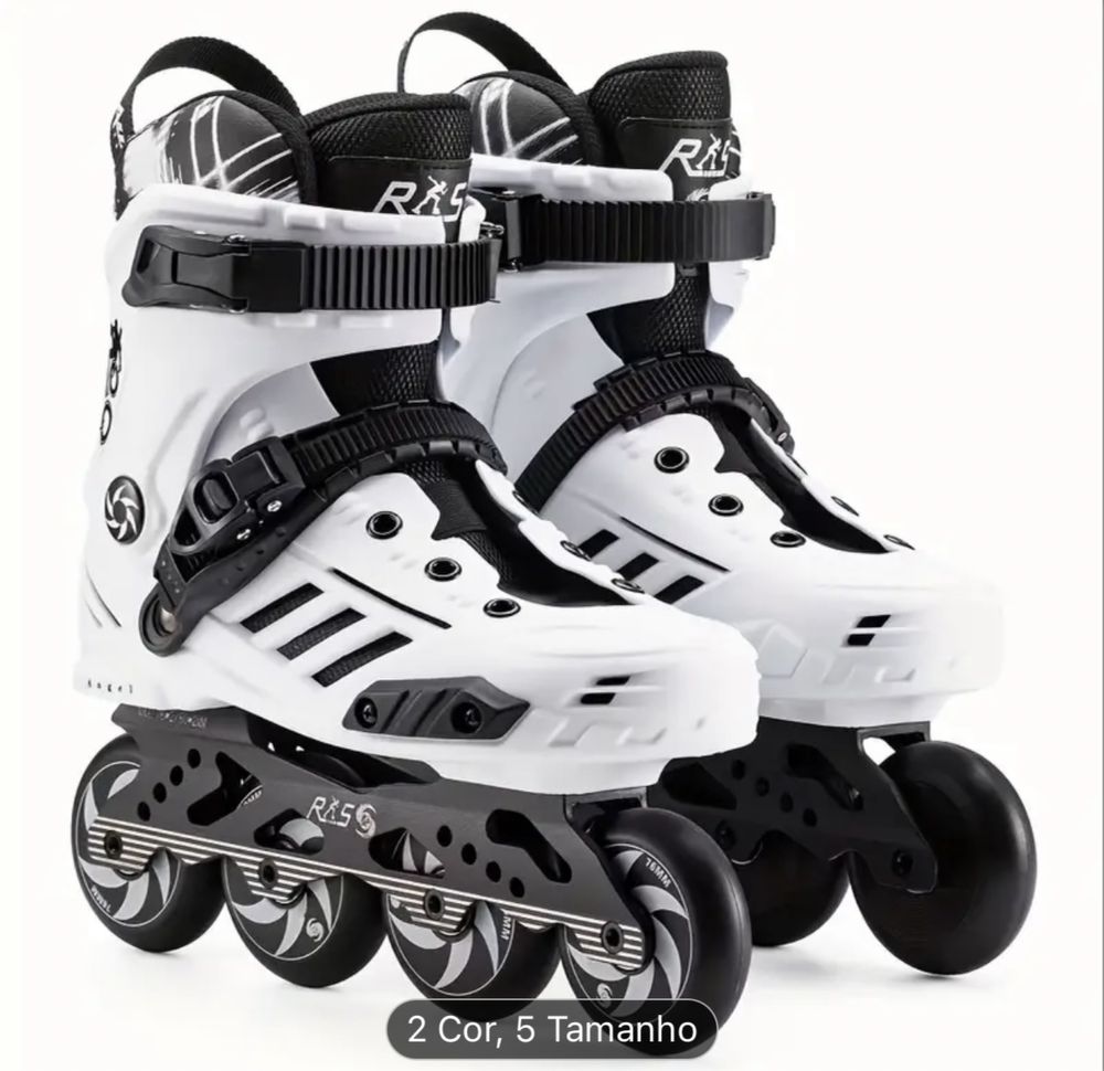 Patins novos com rolamentos